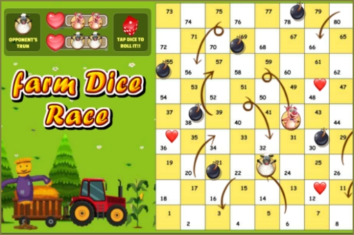 farm dice race