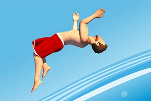 flip diving 