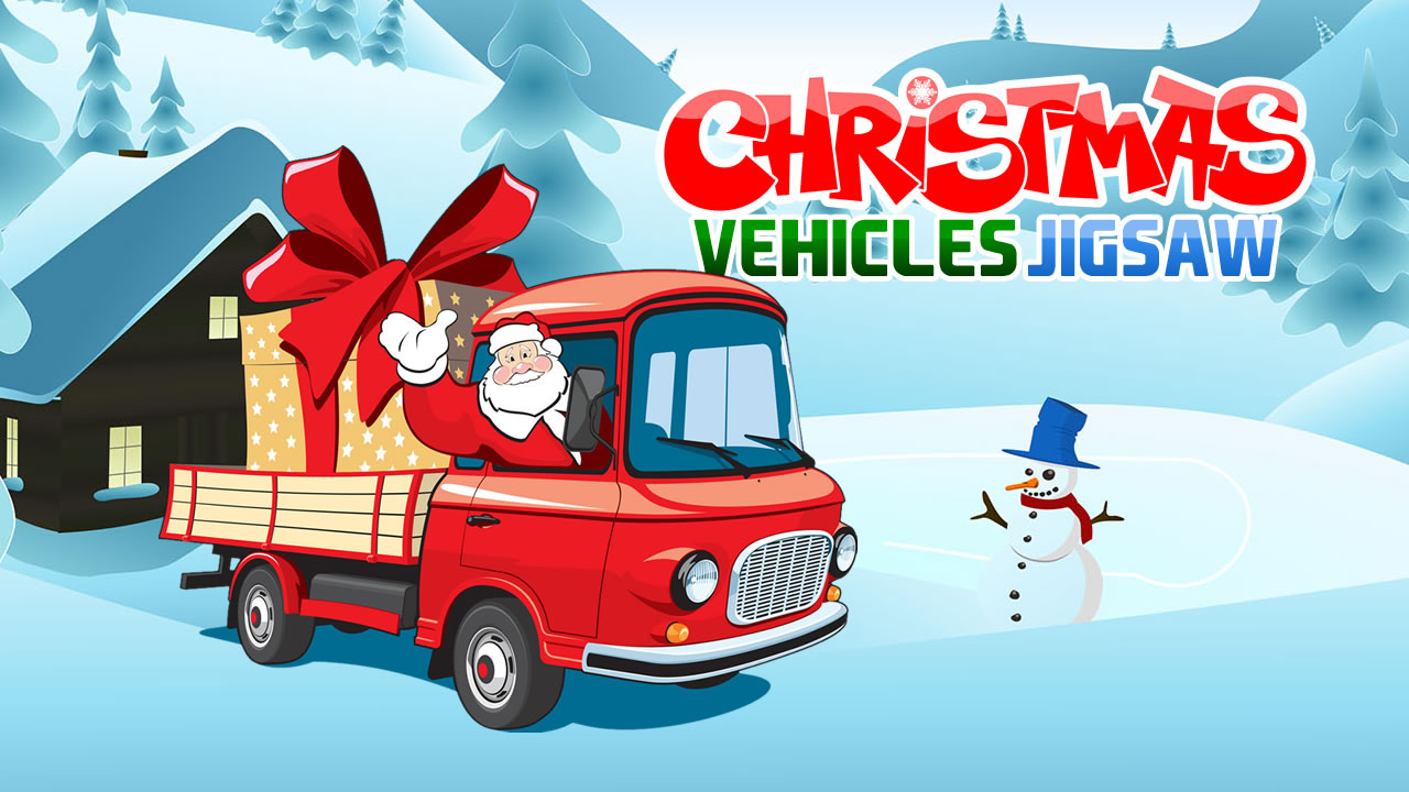 christmas vehicles jigsaw