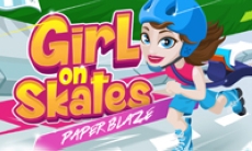 Girl on Skates: Paper Blaze