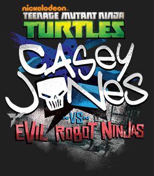 teenage mutant ninja turtles casey jones vs evil robot ninjas