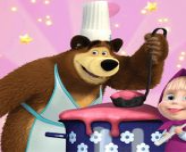 Masa i Medved kuvaju kuvaju supu