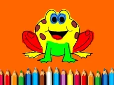 BTS Funny Frog Coloring Book
